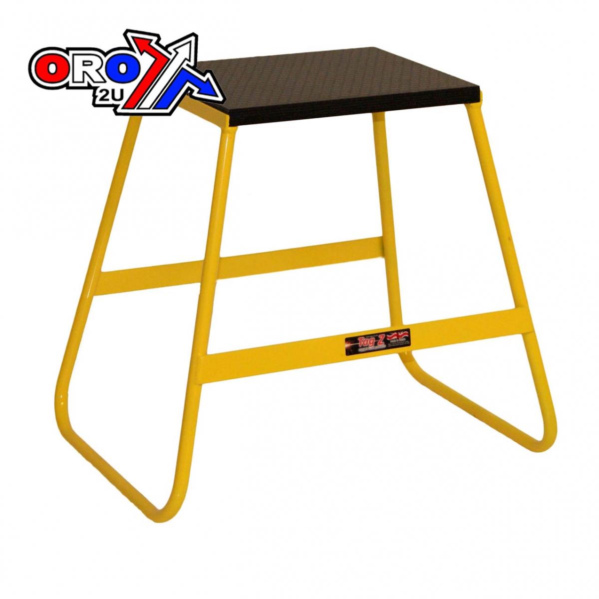 TRADE PACK 5 BIKE STANDS YELOW, 440mm TALL, LIGHT WEIGHT, MX, TRADE £16.50 EACH thumbnail 2