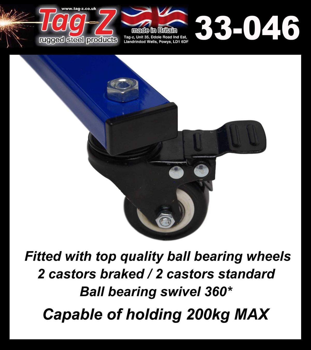 HD JACK-UP-STAND TWIN LEG v5, WHEEL ABOUT JACK-UP-STAND, MX & ENDURO 125>625CC BIKES thumbnail 4
