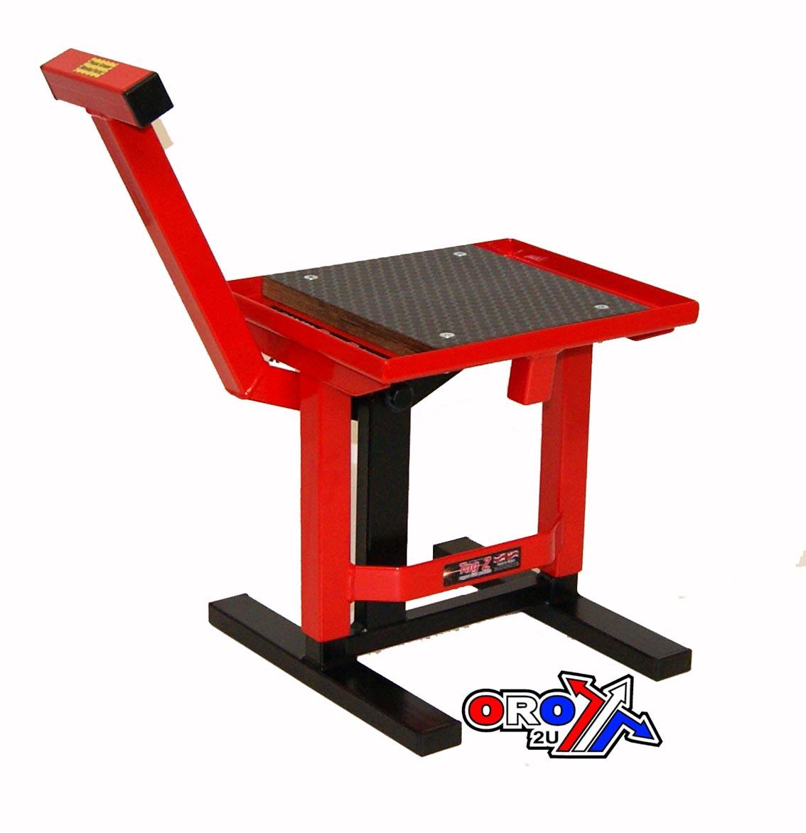 HD SUPER LIFT TWIN LEG STAND, RED, TOP QUALITY TAG-Z STAND thumbnail 2