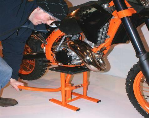 HD JACK-UP-STAND TWIN LEG v5, MX & ENDURO 125>625CC BIKES, LARGE STAND 440mm HIGH MX thumbnail 5