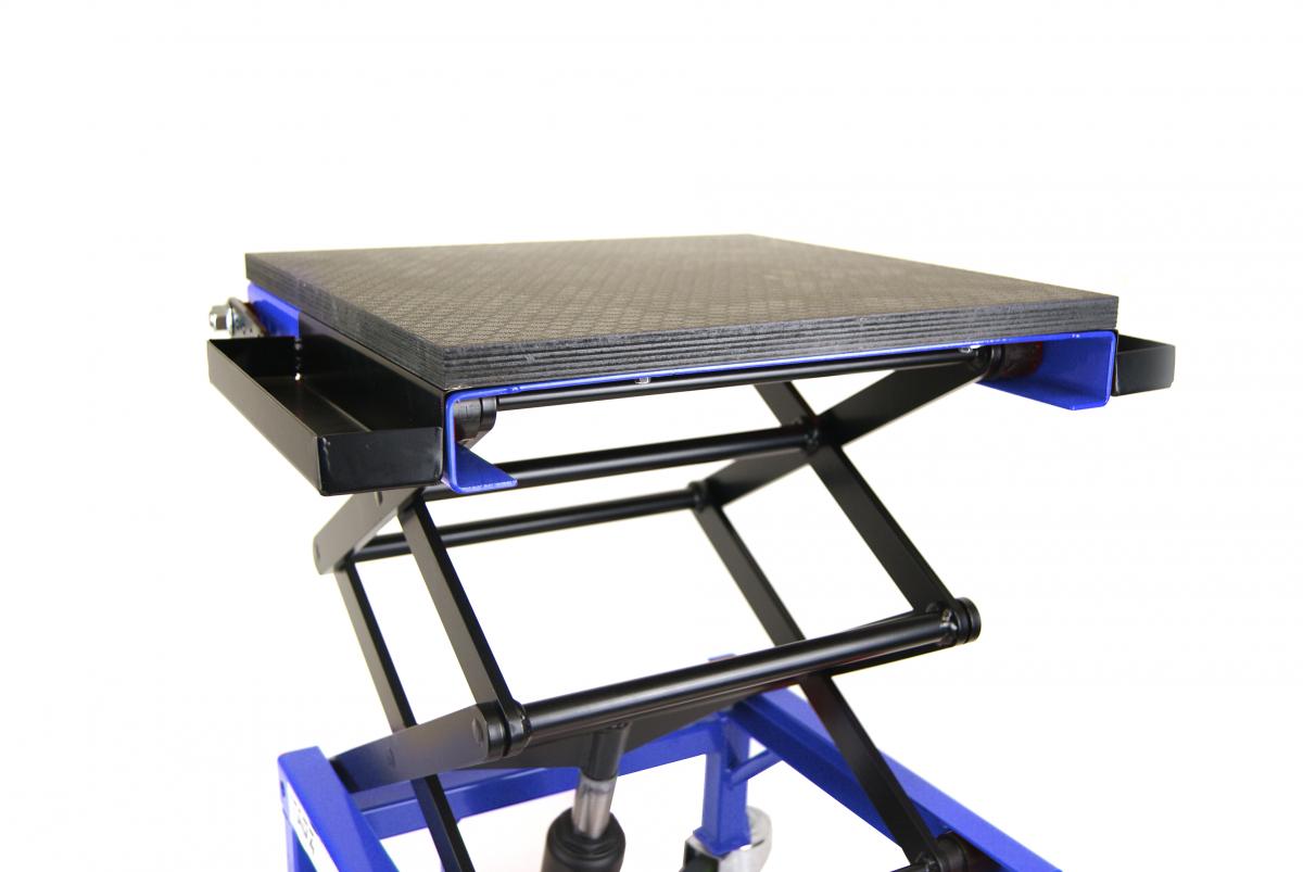 TAGZ WHEEL ABOUT LIFT BLUE BLACK HYDRAULIC SCISSOR STAND MAX LIFT WEIGHT 150KG thumbnail 4