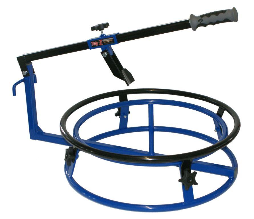 TYRE CHANGER + 21'' RING / BLUE, TAG-Z TWIN RING TYRE CHANGER image 1