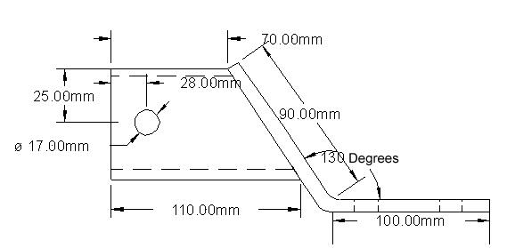B.MOUNT 30mm DROP 2 HOLE, ATV UTV QUAD HITCH MOUNT thumbnail 2