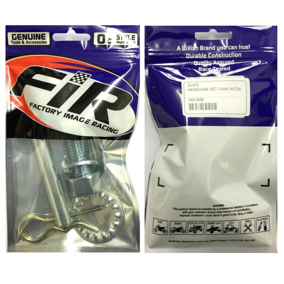 ATV HARDWARE SET 3-WAY HITCH thumbnail 2