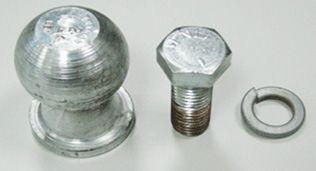 50mm BALL FEMALE-BOLT ON, ATV UTV QUAD HITCH BALL, AT-12045 thumbnail 2