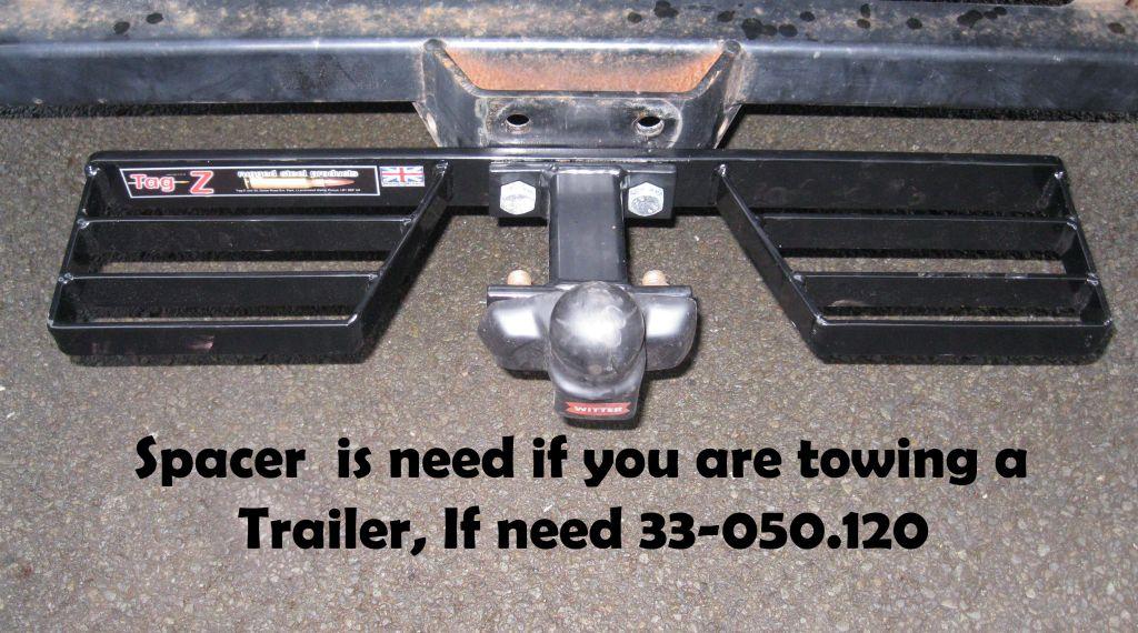 DOUBLE TOW BAR STEP BLACK, VAN / TRUCK / LORRY / PICKUP thumbnail 2