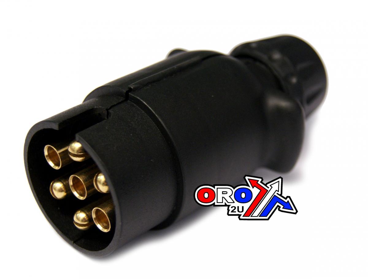 7 PIN PLUG PLASTIC TERMINAL, TRAILER7PIN PLUG / EACH, RE 6001