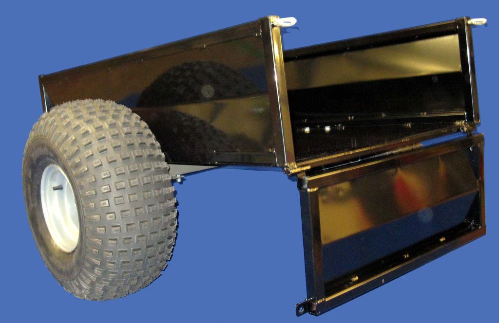 ATV BOX TRAILER 600KG 2Wheel, QUAD BIKE TRAILER / BLACK, EXTRA CARRIAGE CHARGE!! thumbnail 4