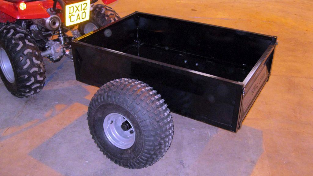 ATV BOX TRAILER 600KG 2Wheel, QUAD BIKE TRAILER / BLACK, EXTRA CARRIAGE CHARGE!! thumbnail 7