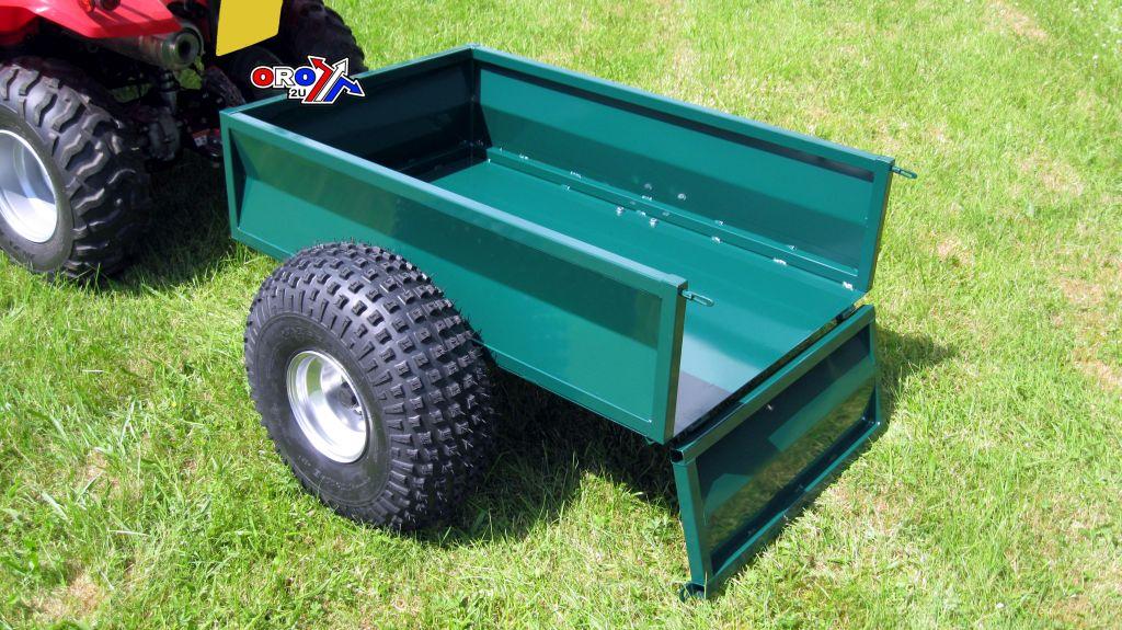 ATV BOX TRAILER 600KG 2WHEEL QUAD BIKE TRAILER GREEN EXTRA CARRIAGE CHARGE!! thumbnail 5