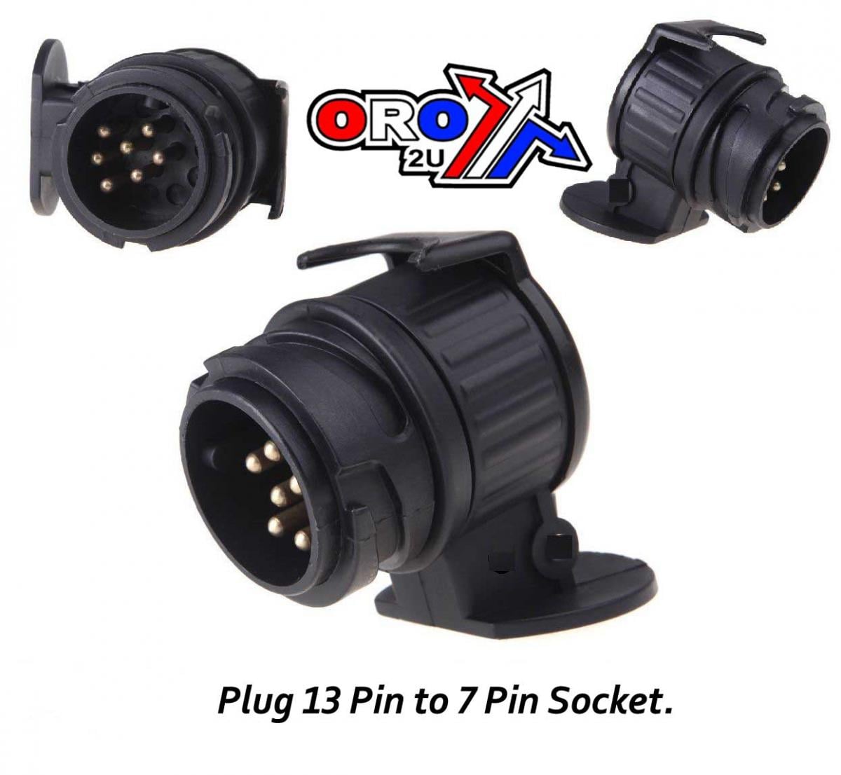 PLUG 13 PIN TO 7 PIN SOCKET EACH, / SOCKET ADAPTER, RE 6005 thumbnail 2