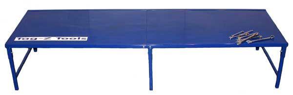 MOTORCYCLE WORKBENCH 440, YZ BLUE, BIKE WORK BENCH, 42kg FREIGHT CHARGE L115xH20xW70cm thumbnail 3