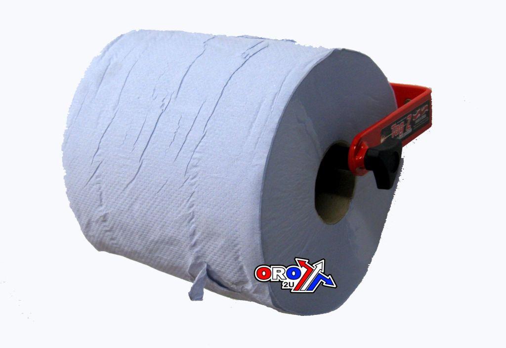 H/D FIXED ROLL HOLDER + 1 ROLL, RED thumbnail 2