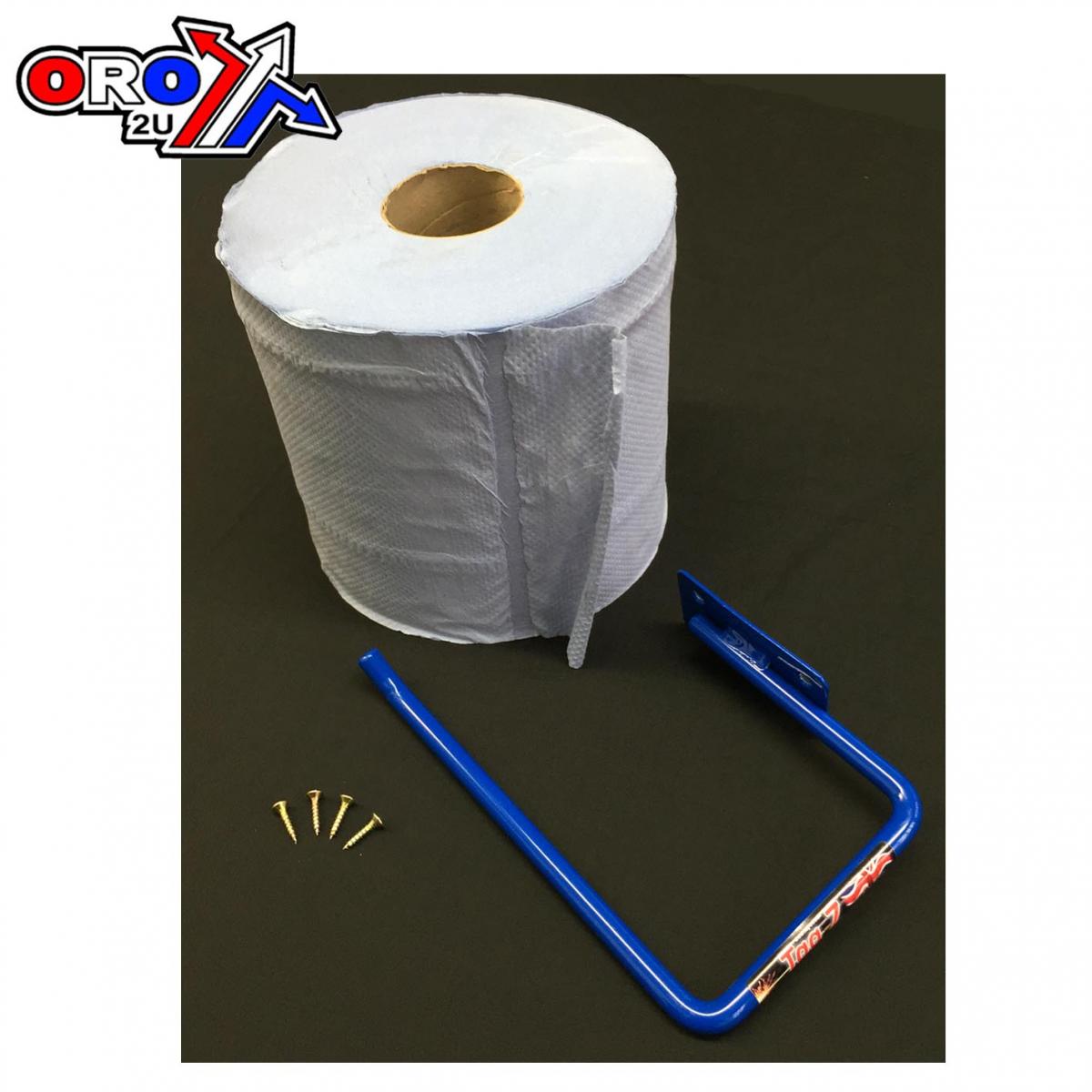 L/D FIXED ROLL HOLDER + 1 ROLL, BLUE thumbnail 2