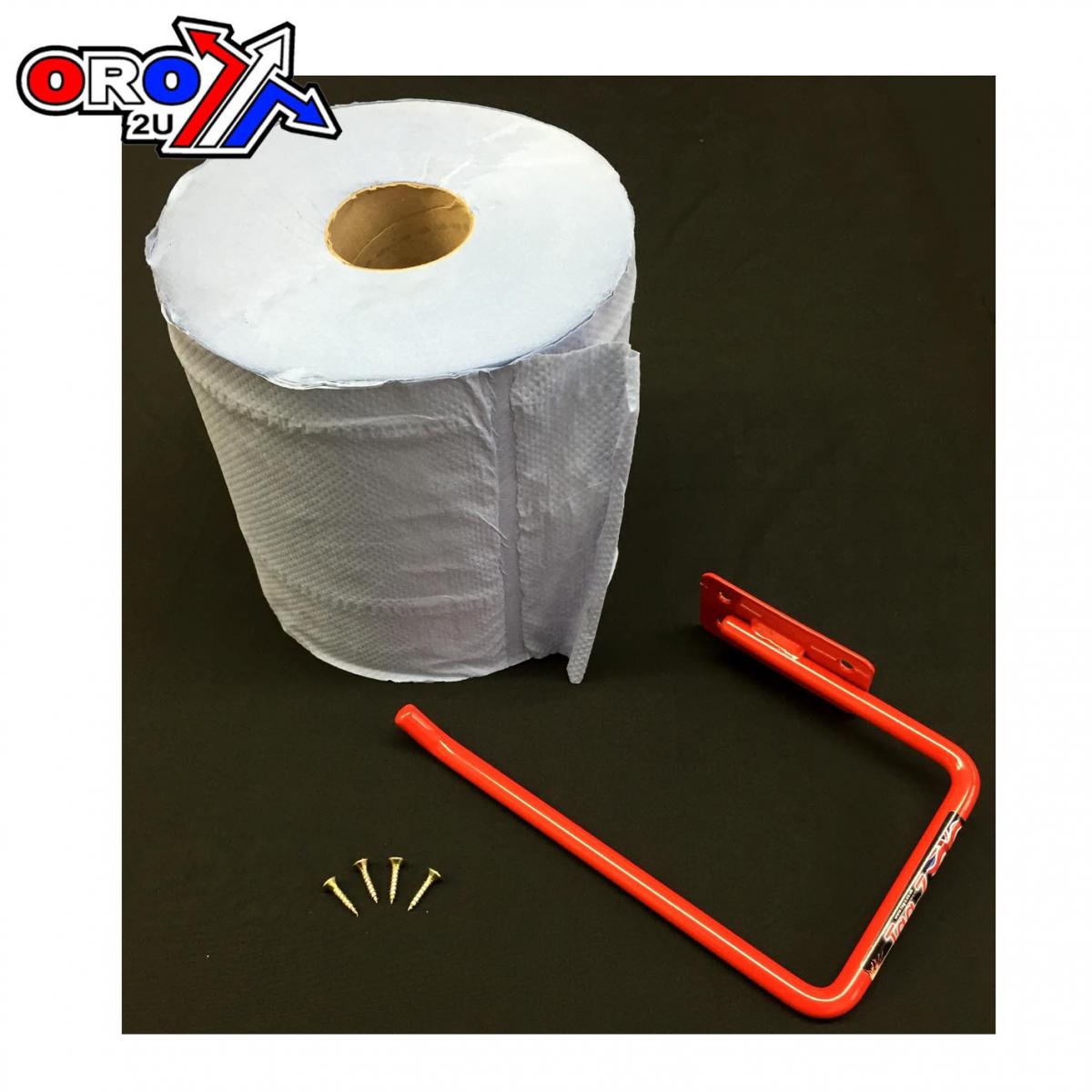 L/D FIXED ROLL HOLDER + 1 ROLL RED thumbnail 2