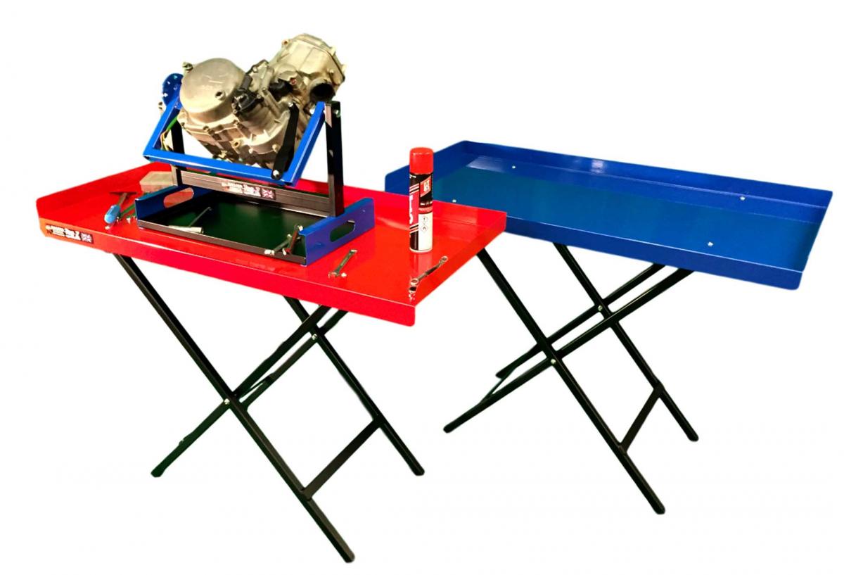 TAG-Z PRO FOLDING X-BENCH, RED / TABLE / WORK TOP thumbnail 3