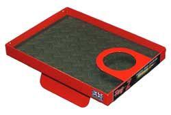 SEAT MOUNTED TOOL TRAY / HOLDER, RED & BLACK thumbnail 2