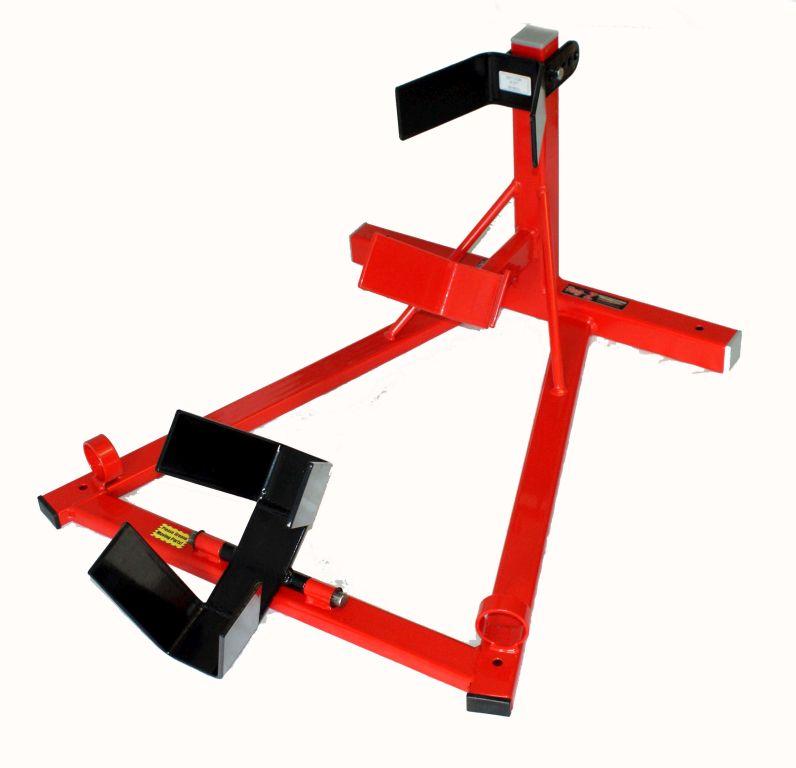 ROLL ON WHEEL CHOCK RED/BK, HEAVY DUTY ROLL ON SHOE thumbnail 2
