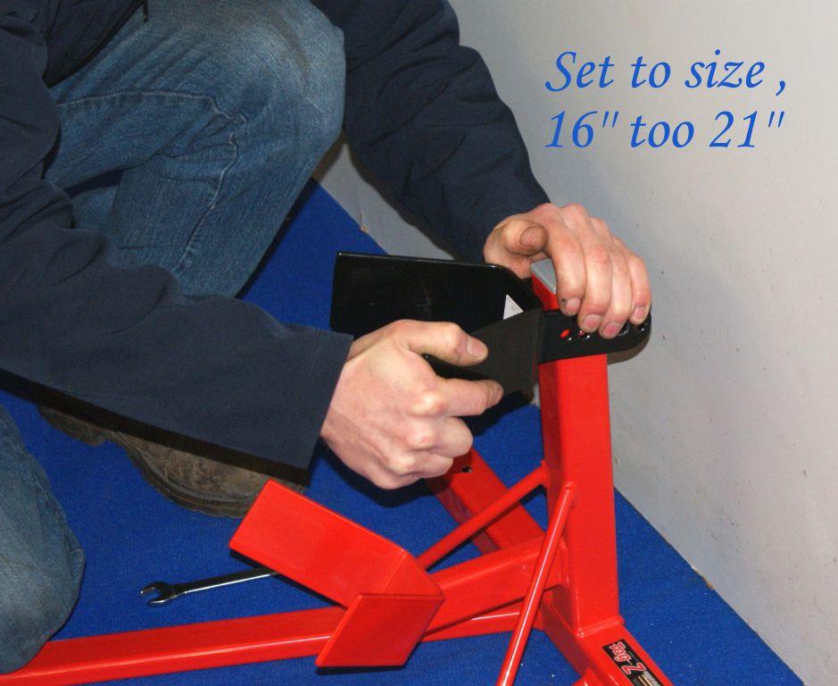 ROLL ON WHEEL CHOCK RED/BK, HEAVY DUTY ROLL ON SHOE thumbnail 3