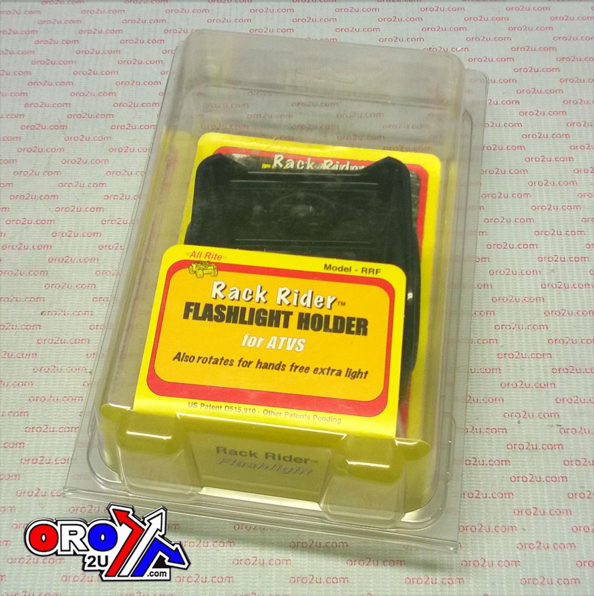 RACK FLASHLIGHT HOLDER, ATV QUAD UTV LIGHT HOLDER thumbnail 3