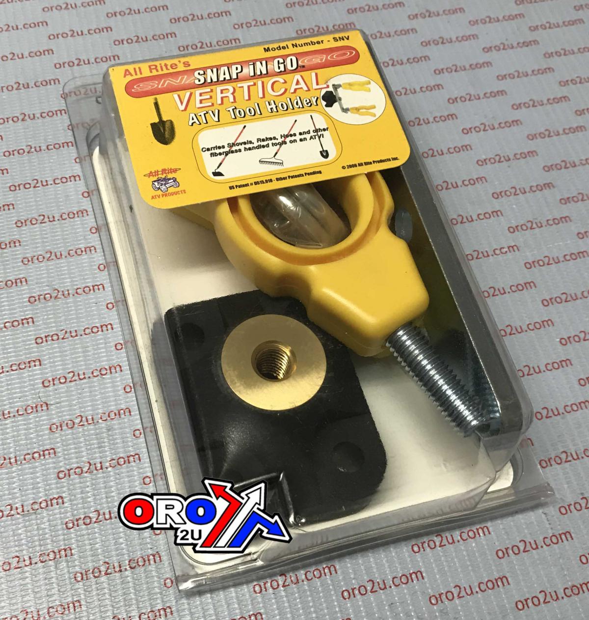 SNAP-INGO ATV TOOL HOLDER, VERTICAL / SNV / QUAD ATV UTV thumbnail 2