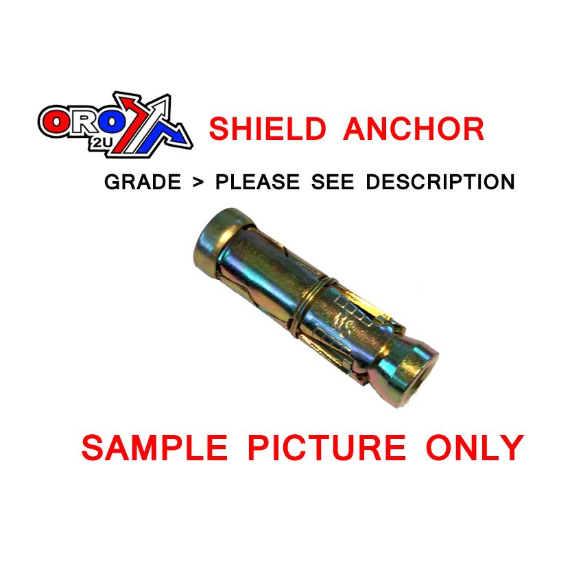 M8 SHIELD ANCHOR ZINC EACH image 1