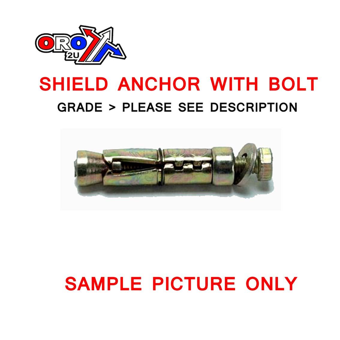 M16 SHIELD ANCHOR ZINC EACH image 1