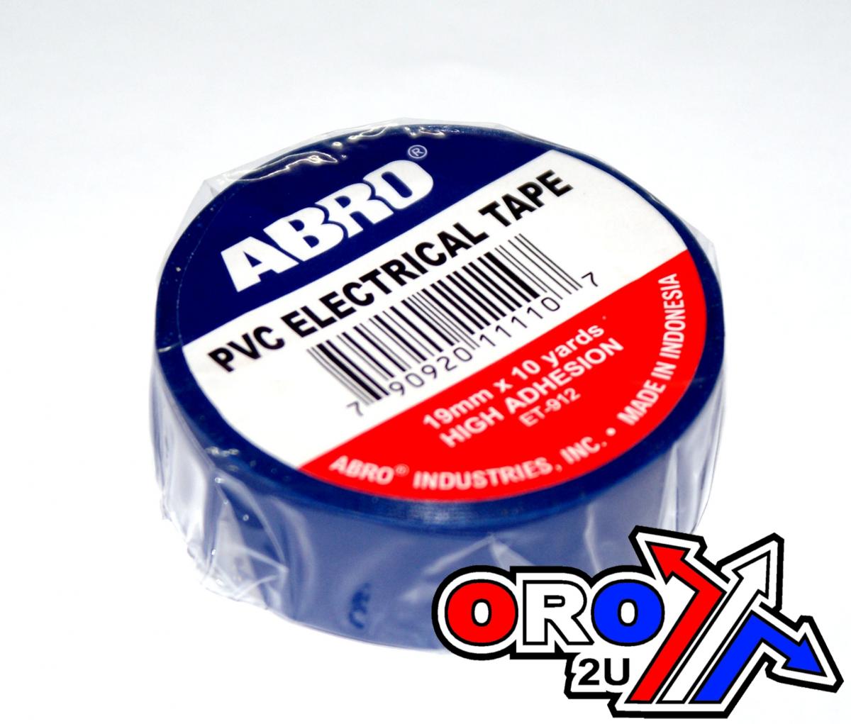 Blue PVC Electrical Insulation Tape 19mm x 10 yards thumbnail 2