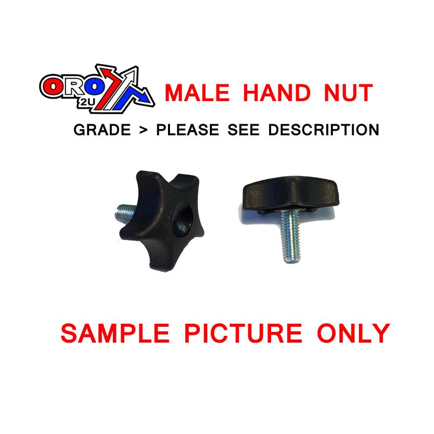 M8x22 MALE HAND BOLT 40x35mm image 1