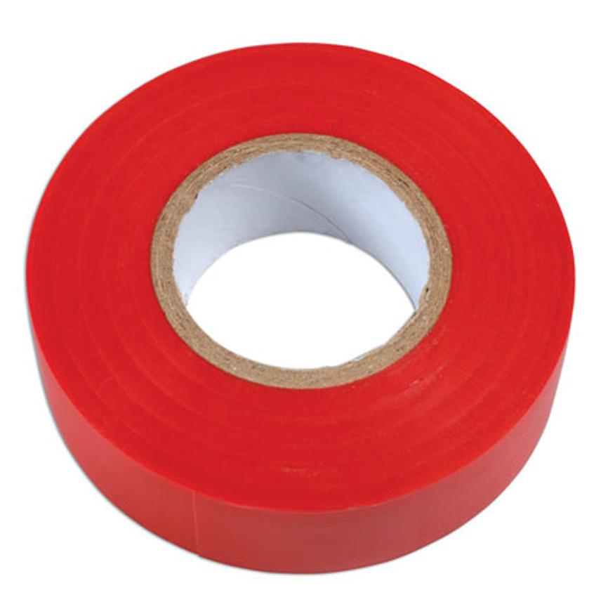 Red PVC Electrical Insulation Tape 19mm x 10 yards thumbnail 2