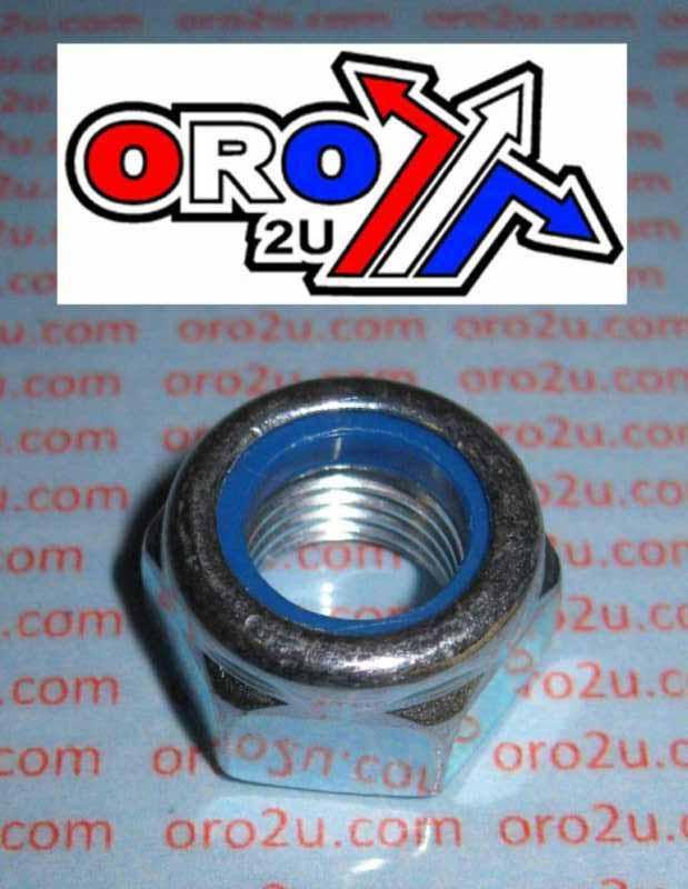 M14 x 1.5mm NY LOCK NUT EACH BZP, FINE PITCH SLIM/THIN 14x22, EACH image 1