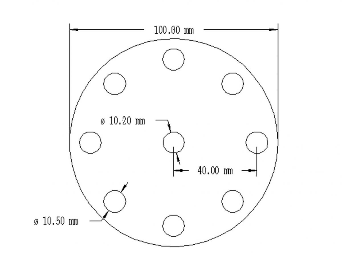 PIN LOCKING RING OD 100mm, 3mm image 1