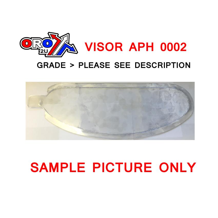 PACK OF 6 CLEMCO OUTTER TEAR OFF, APH 0002 apollo 60 HELMENT image 1