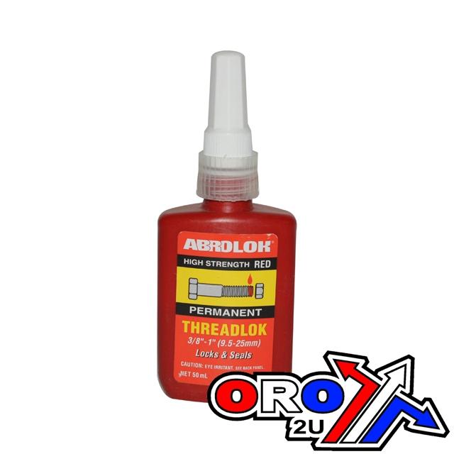 RED THREADLOCK LCOTITE 50ml BOTTLE ABRO TL-571 thumbnail 2
