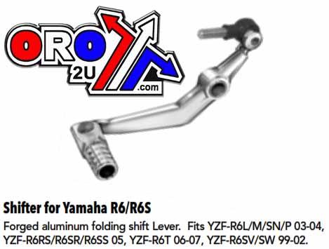 SHIFTER LEVER YAMAHA R6/R6S 28-1212, ROAD, MC thumbnail 2