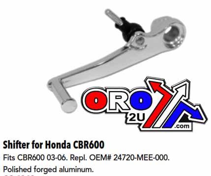SHIFTER LEVER HONDA CBR600, 24720-MEE-000 ROAD, 28-1210, ROAD, MC thumbnail 2