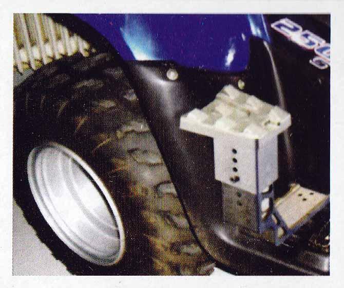 ADJUSTABLE ATV FOOT REST PEG SET FOR REAR PASSENGER - AT-04350 thumbnail 3