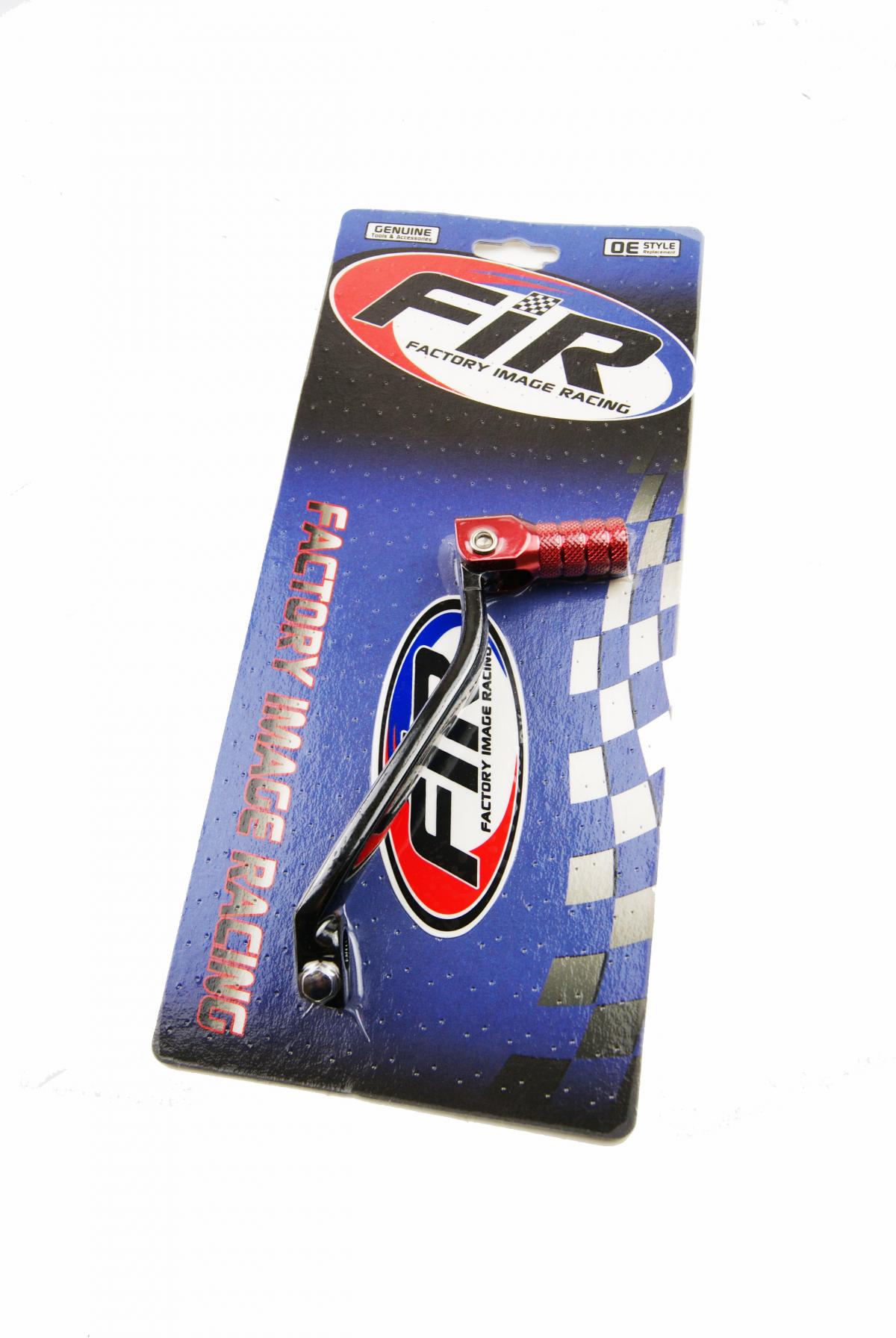 GEAR LEVER SHIFT CR80 CR85, ALUMINIUM FORGED 24700-GM7-700, FIR BRAND, BLACK & RED thumbnail 2