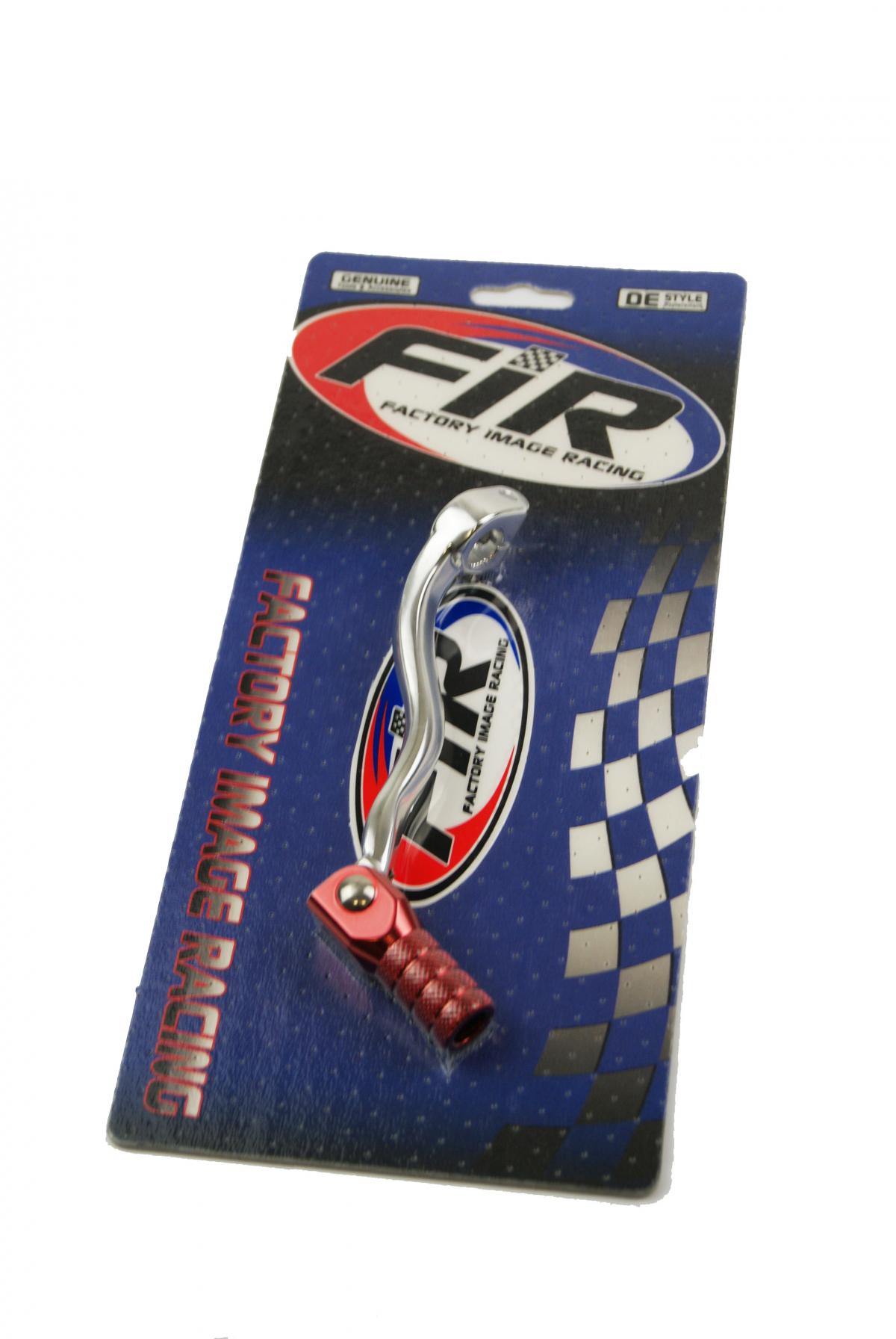 GEAR LEVER SHIFT 04-09 CRF250, SILVER / RED TIP MX-06133-1RD thumbnail 3