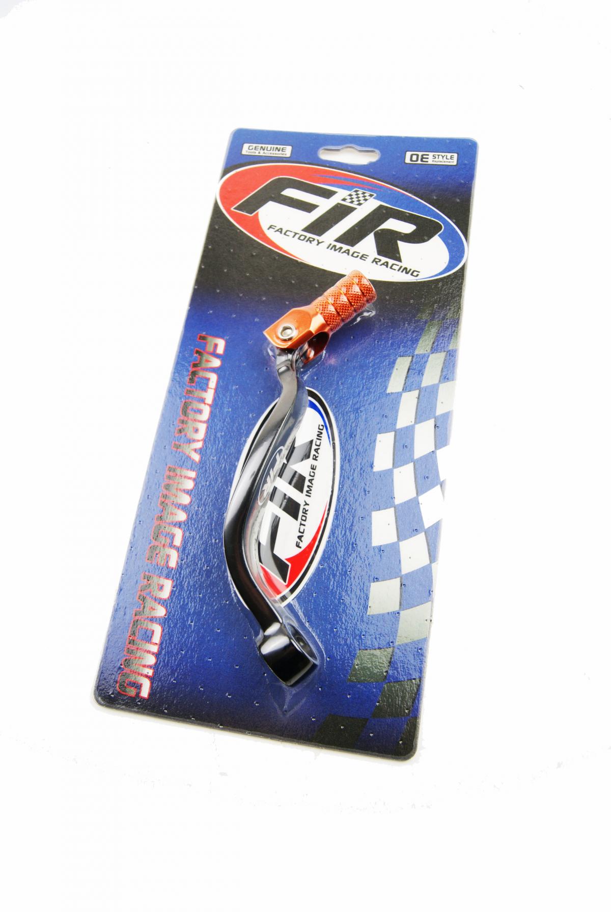 GEAR LEVER KTM BLK/ORANGE, ALUMINIUM FORGED 59034031000, FIR BRAND, BLACK & ORANGE thumbnail 2