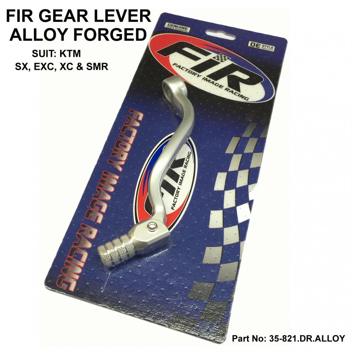 GEAR LEVER KTM SILVER/SILVER, 590-340-310-00 FORGED ALUMINUM thumbnail 2