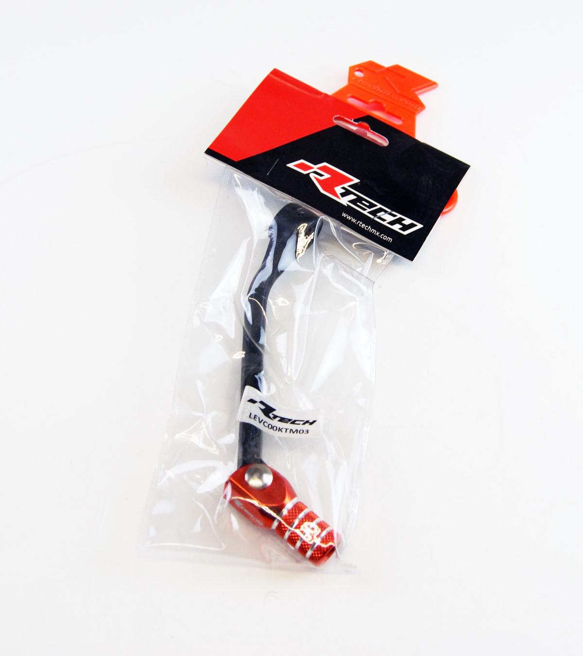 GEAR LEVER BLACK / ORANGE, 03-15 SX85 KTM R-LEVC00KTM03 thumbnail 2