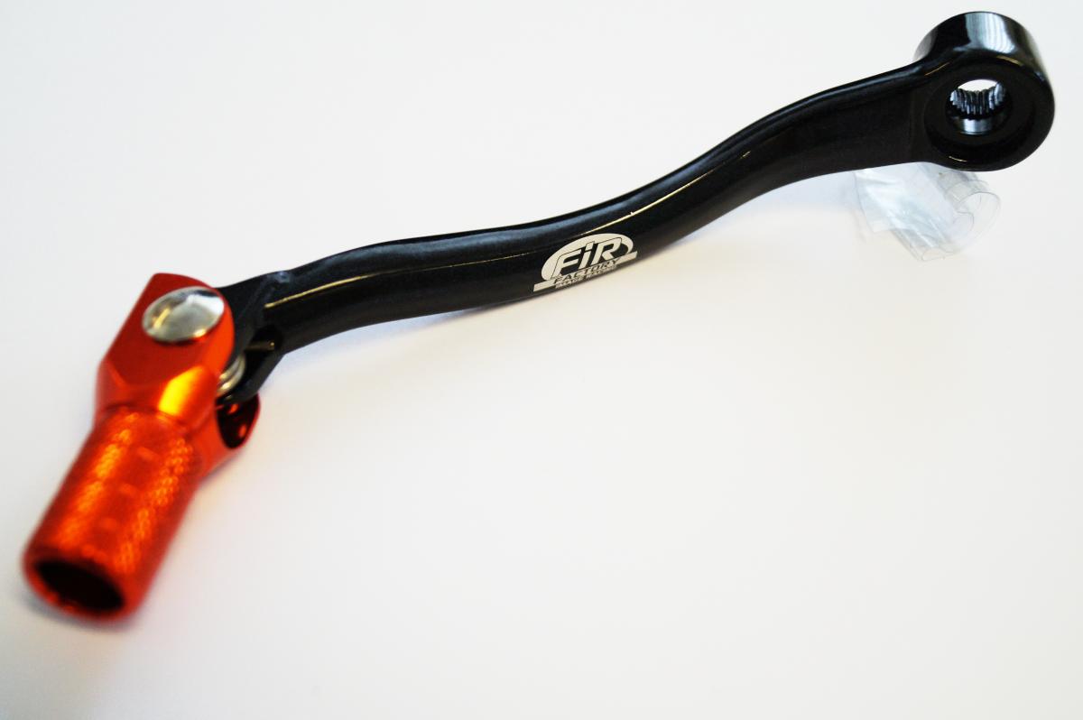 GEAR LEVER SHIFT KTM 85 105, ALUMINIUM FORGED 47034031000, FIR BRAND, BLACK & ORANGE thumbnail 2