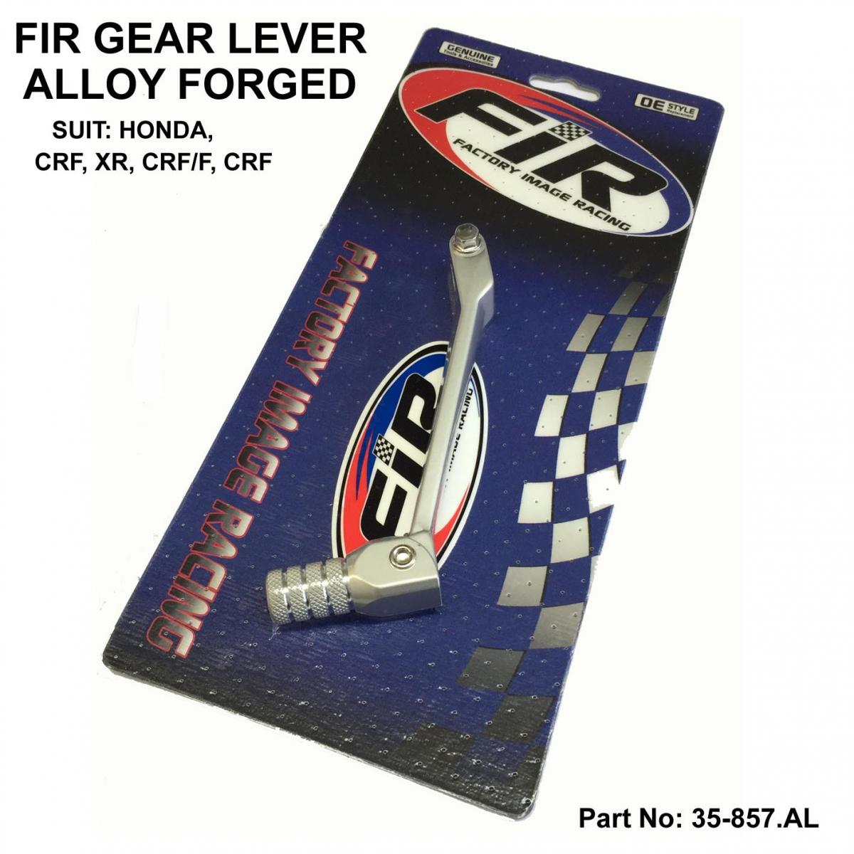 GEAR LEVER SILVER 03-06 CRF 100 230, FORGED ALUMINIUM 24701-KN4-A60 thumbnail 4