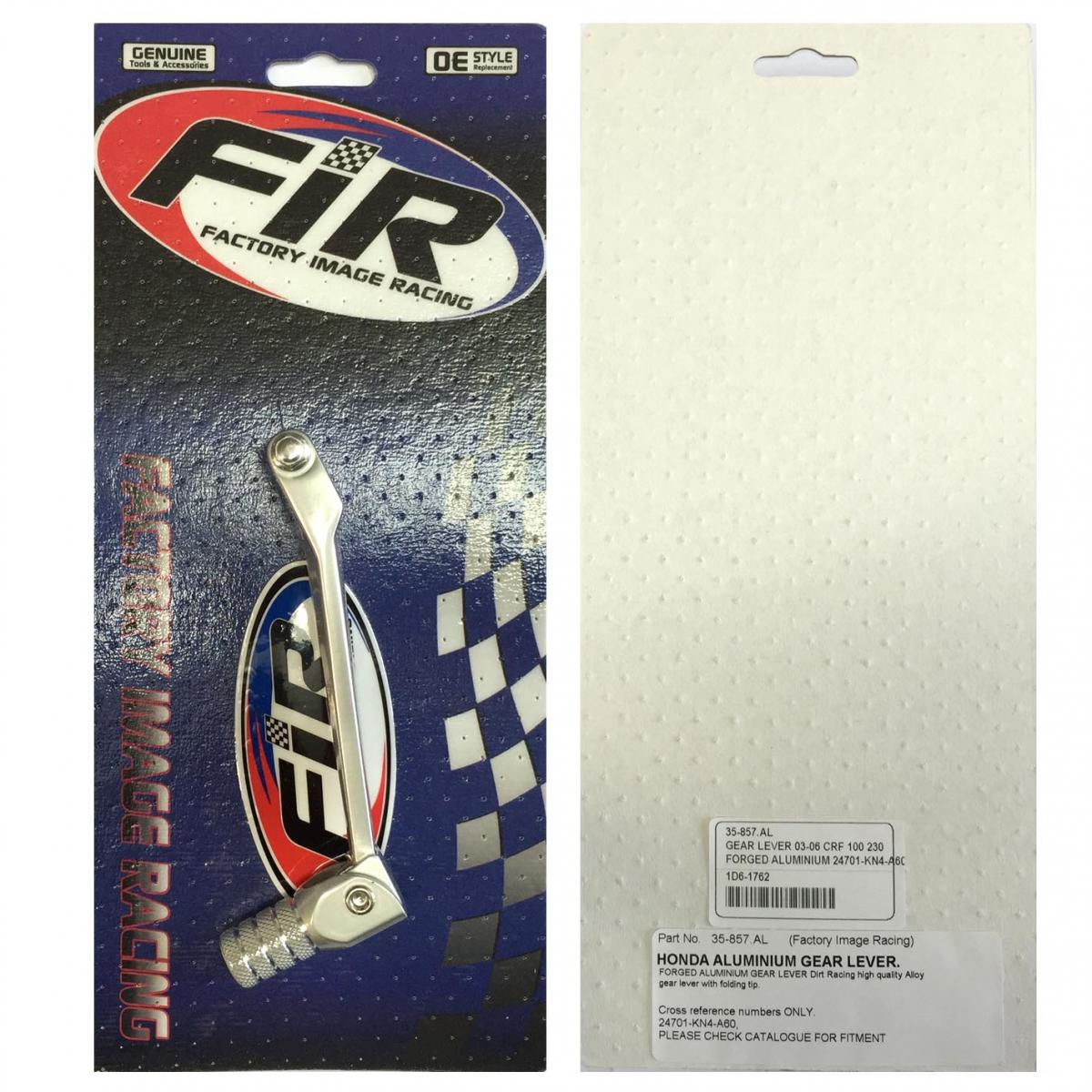 GEAR LEVER SILVER 03-06 CRF 100 230, FORGED ALUMINIUM 24701-KN4-A60 thumbnail 5