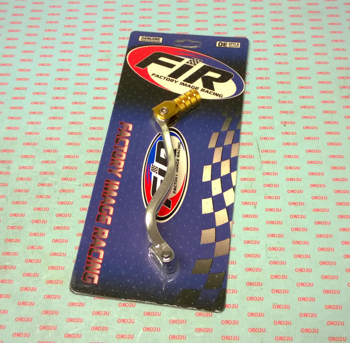 GEAR LEVER SHIFT SILVER / GOLD, MX-06124-1GL, DRZ400 00-11, 25600-05D01 thumbnail 2