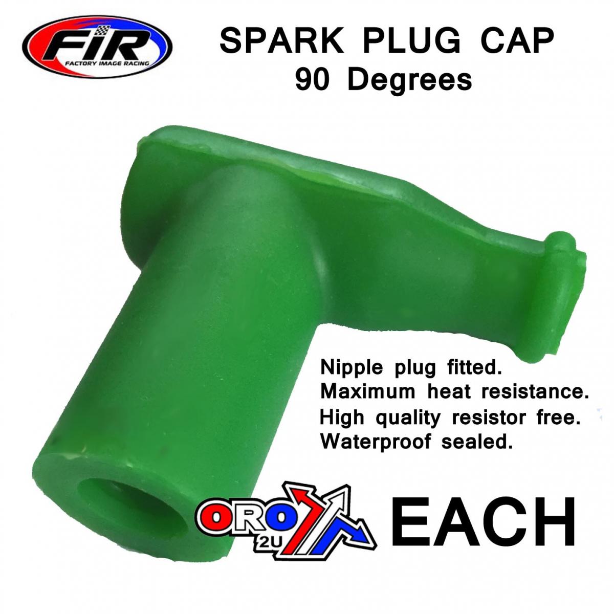 SPARK PLUG CAP RUBBER GREEN, 01-109-21 thumbnail 2