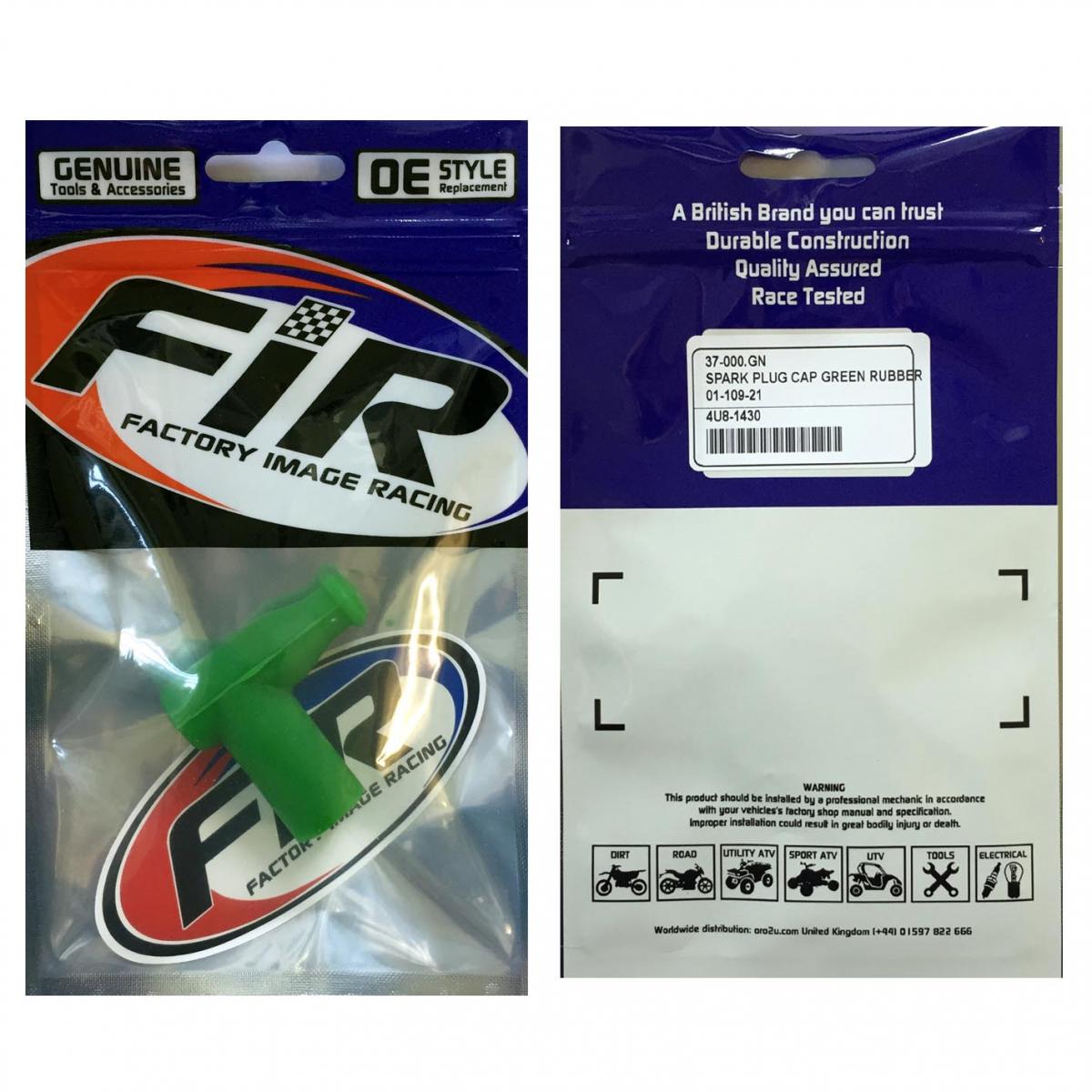 SPARK PLUG CAP RUBBER GREEN, 01-109-21 thumbnail 3
