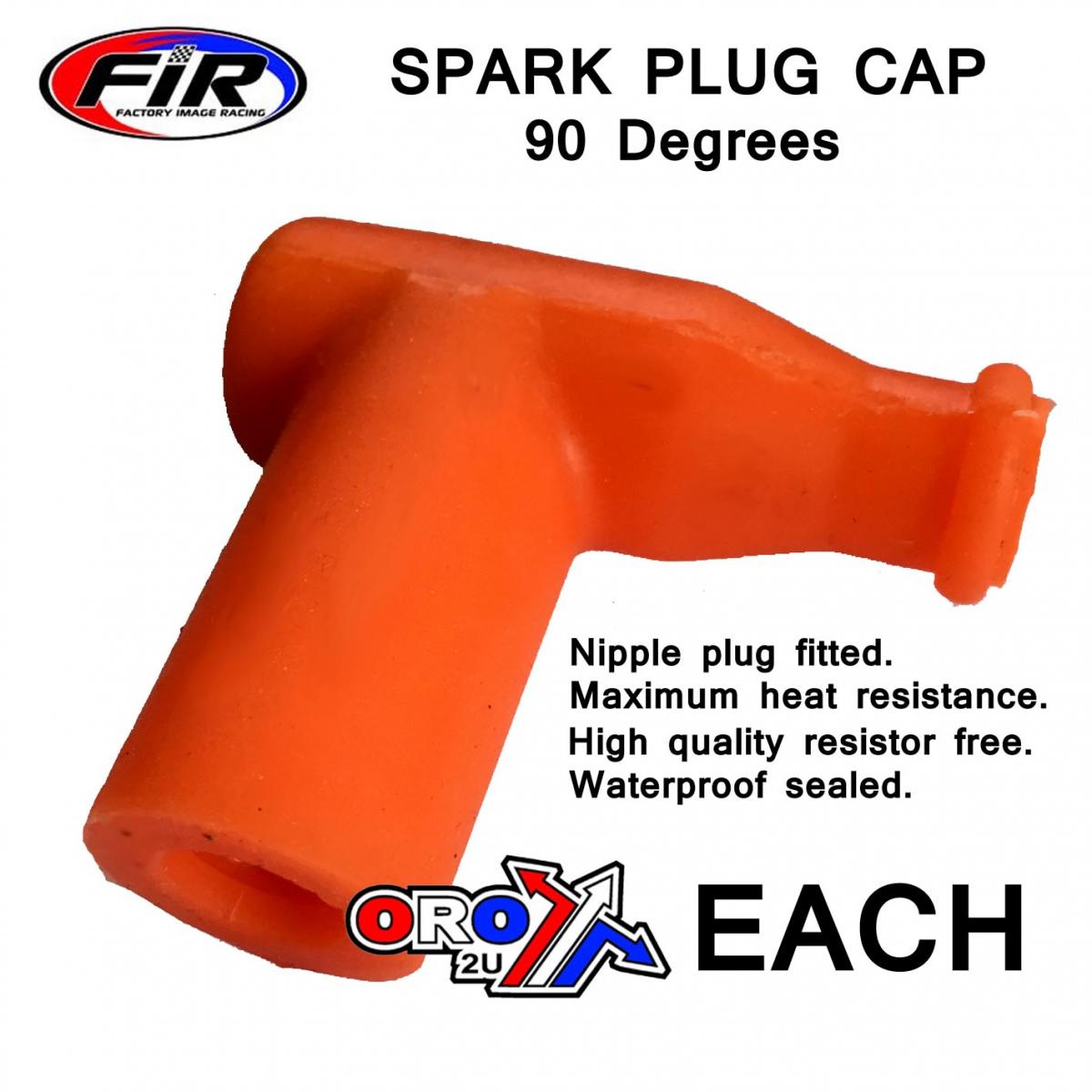 SPARK PLUG CAP RUBBER ORANGE, 01-109-28 thumbnail 2