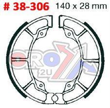 BRAKE SHOES H306 AT-05008 thumbnail 2